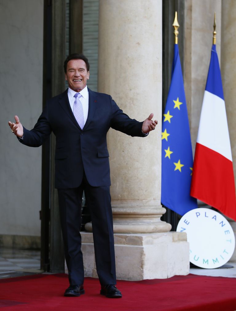Arnold Schwarzenegger Prantsusmaal kliimakonverentsil