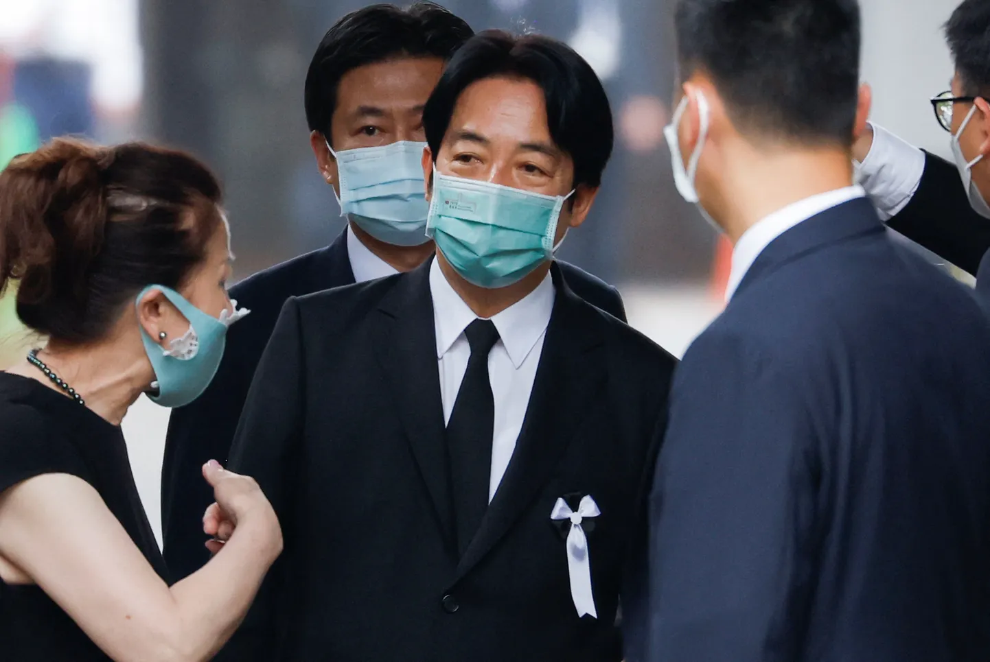 Taiwani asepresident William Lai pärast Jaapani ekspeaministri Shinzo Abe matuseid Tokyos.
