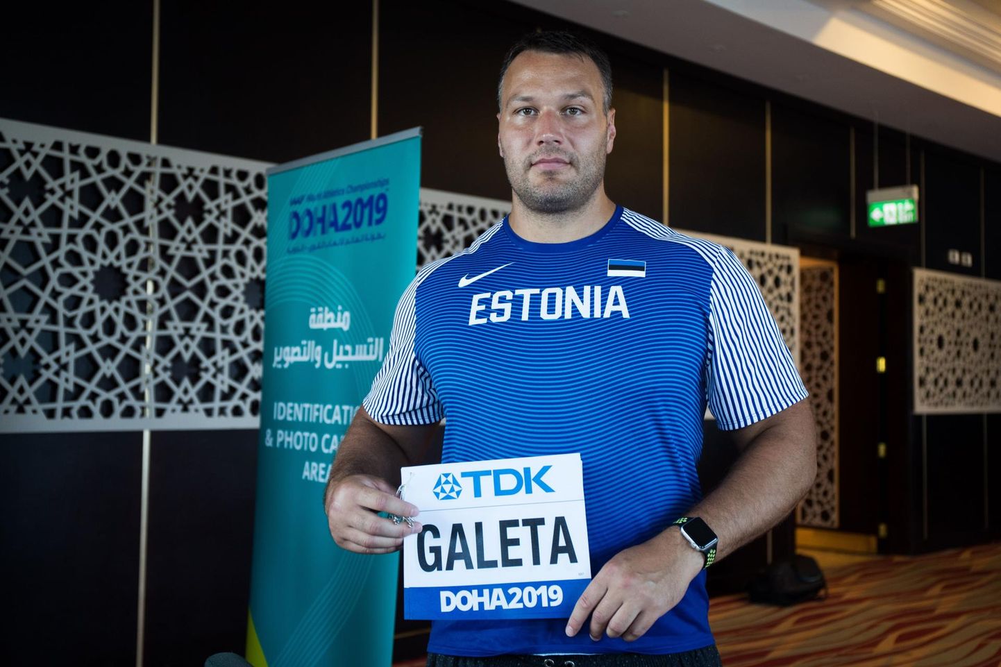 Kaks aastat tagasi jõudis Kristo Galeta kergejõustiku maailmameistrivõistlustele Katari pealinnas Dohas, aga vigastas end enne võistlust.