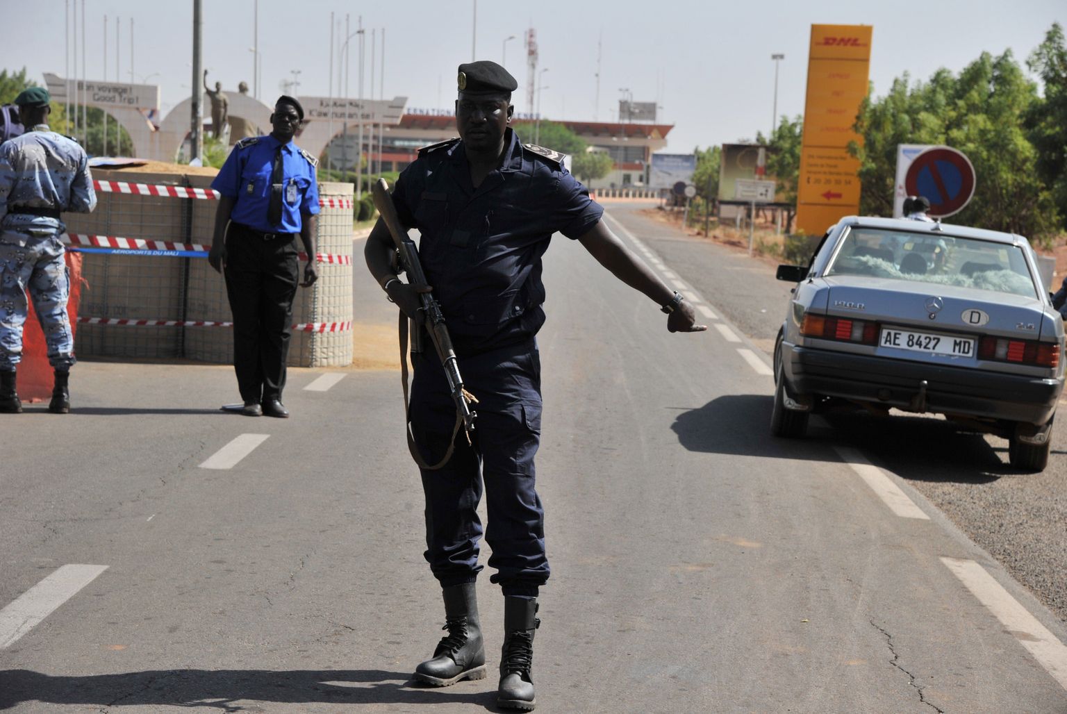 Полицейский в Мали.