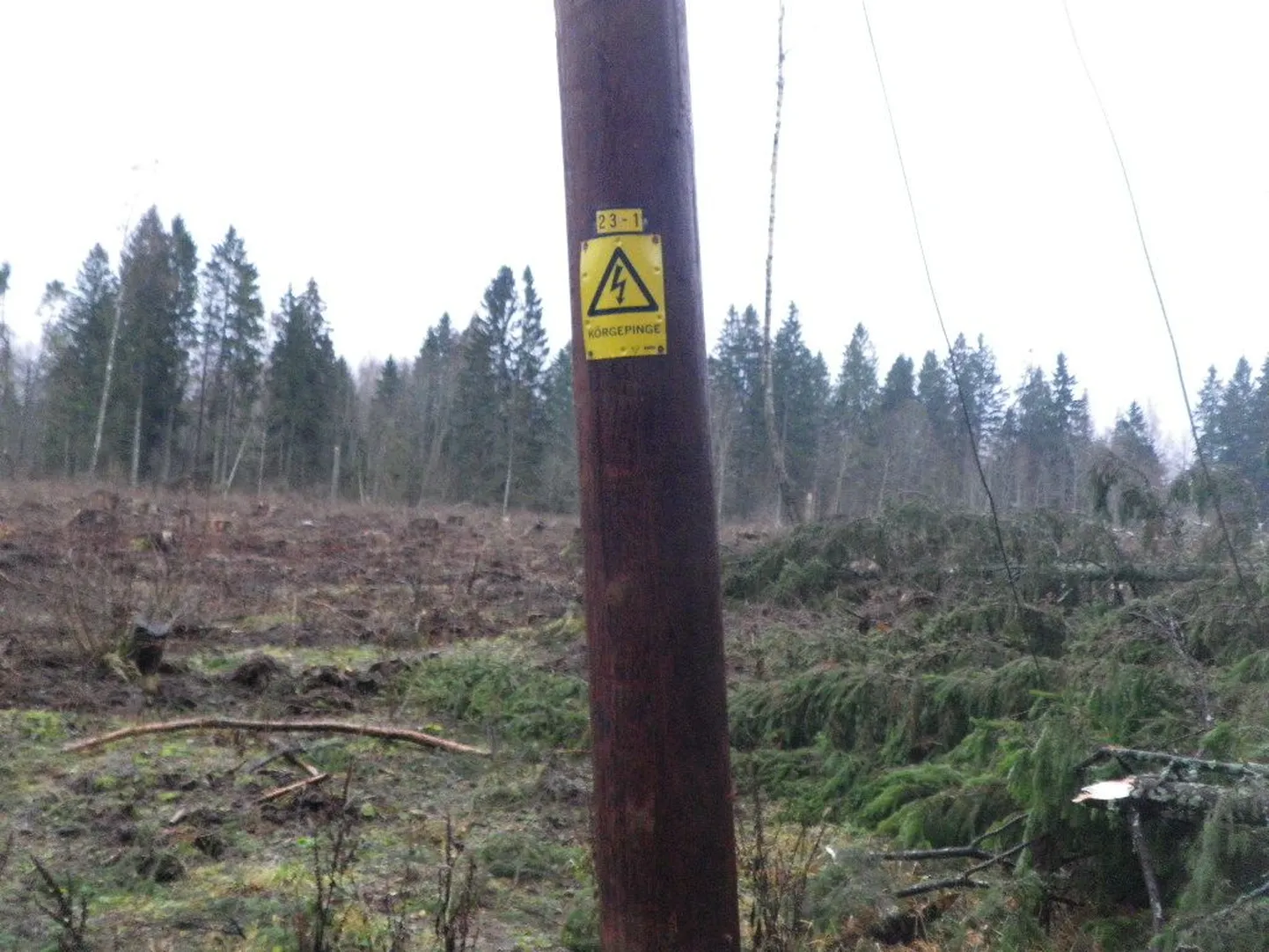 Kahjustused Lääne-Virumaal.