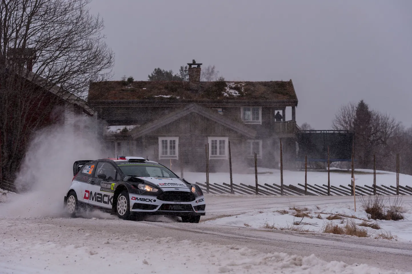 Ott Tänak Rootsi rallil.
