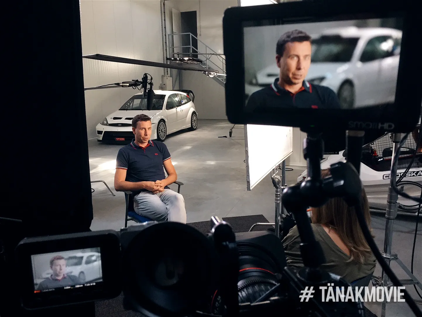 MARKKO MÄRTIN filmile "Ott Tänak - The Movie" intervjuud andmas