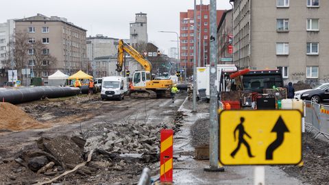Карты ⟩ В Таллинне будет приостановлено движение трамваев двух линий