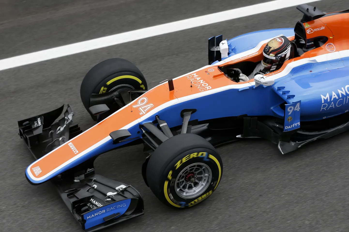 Manori sõitja Pascal Wehrlein Brasiilia etapil.