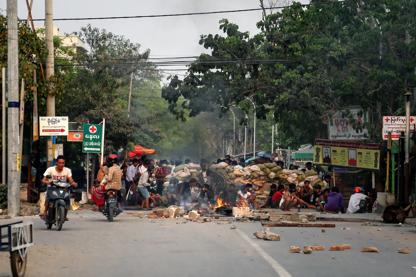Mandalay tänavatel.