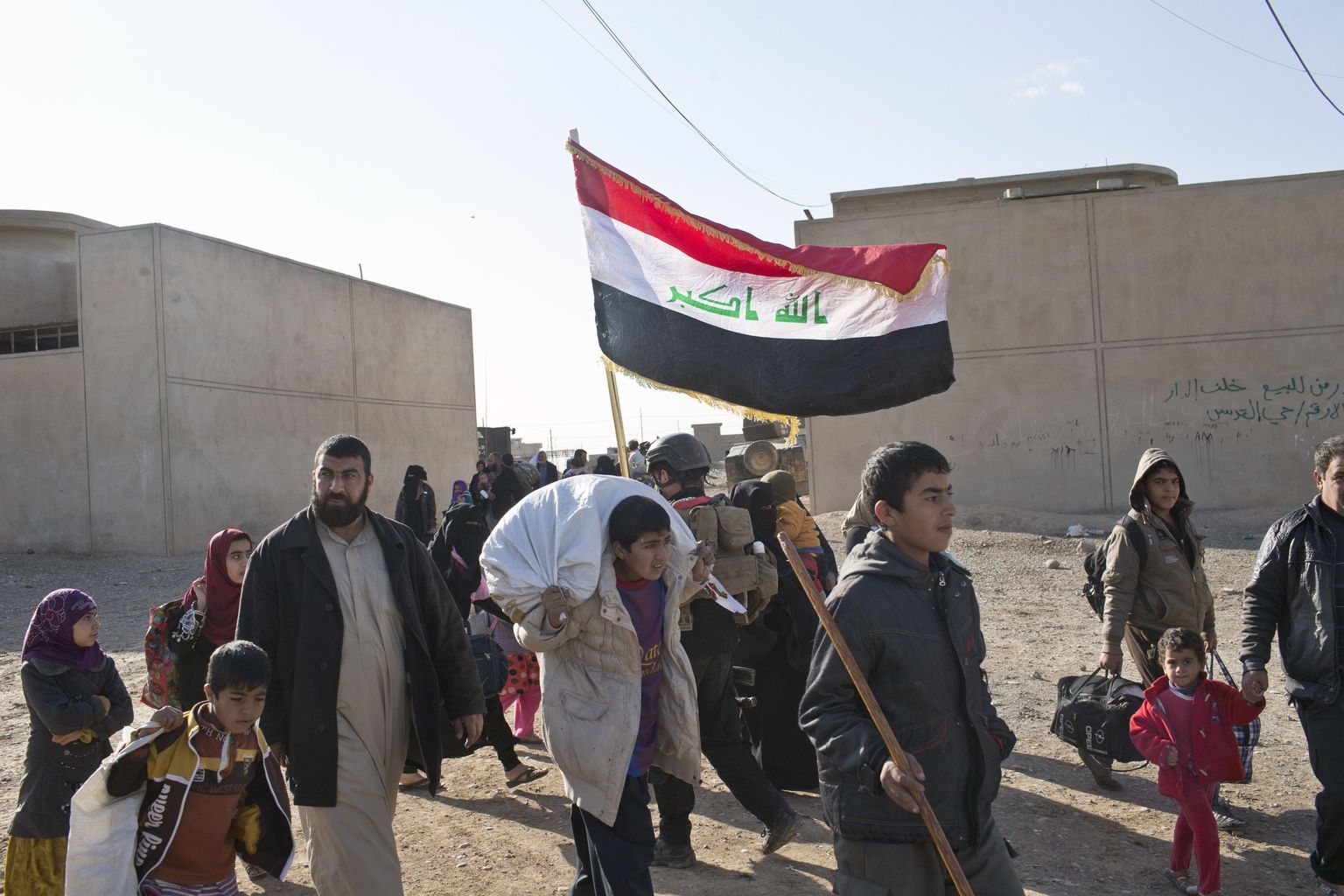 Iraagi lipp Mosuli linnaserval.