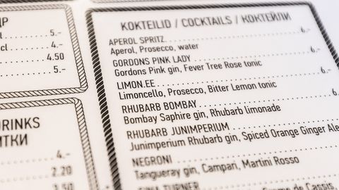 В таллиннском гастро-баре продают вкуснейший фирменный коктейль портала Limon.ee