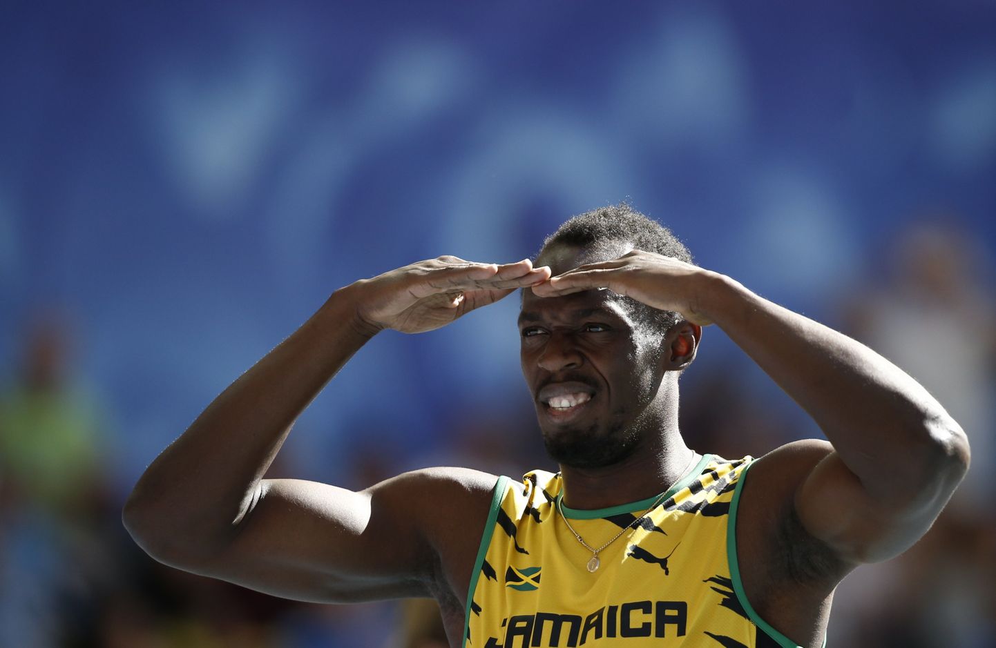 Usain Bolt pärast 200 m eeljooksu