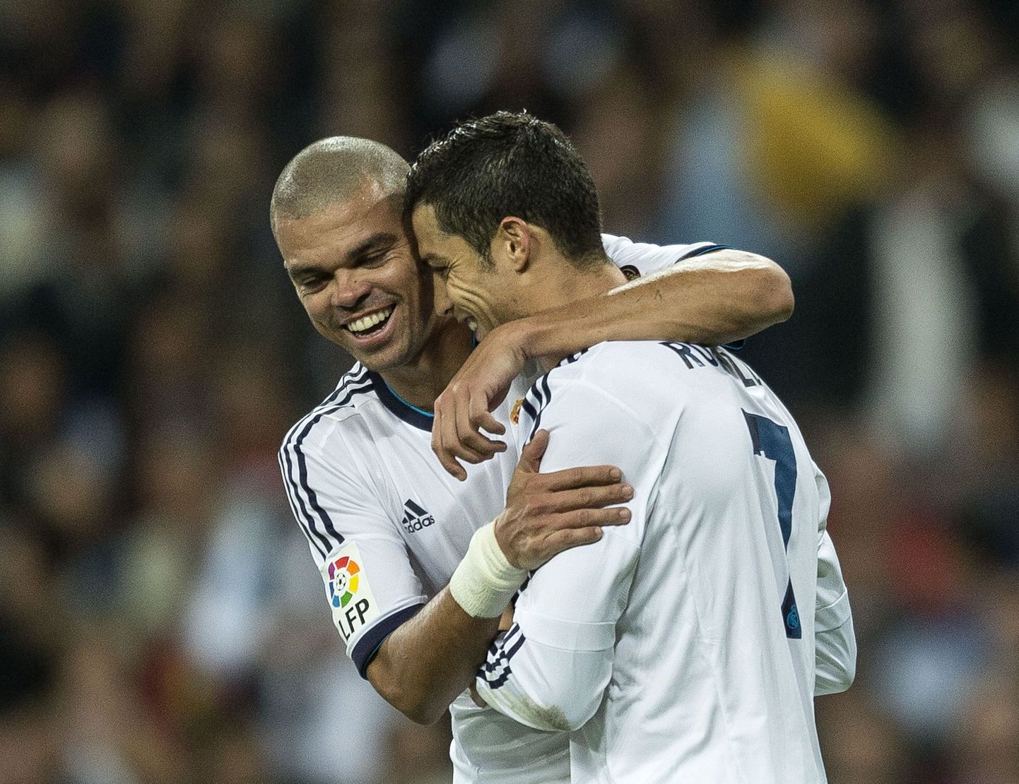 Madridi Reali võtmemängijad Cristiano Ronaldo (paremal) ja Pepe