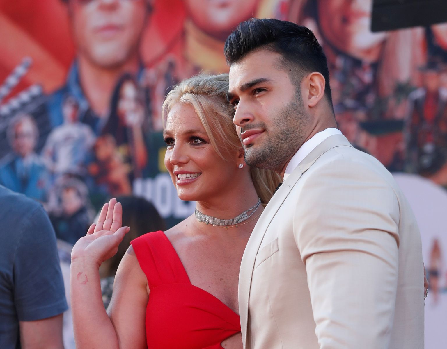 Britney Spears ja tema praegune abikaasa Sam Asghari.