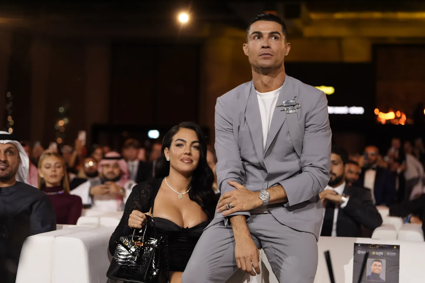 Ronaldo koos elukaaslase Gearginaga 2024. aasta.