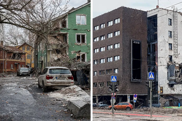 Выставка предлагает не только виды многоэтажек. Альтернативные Каламая и отель Go Shnelli у Балтийского вокзала.