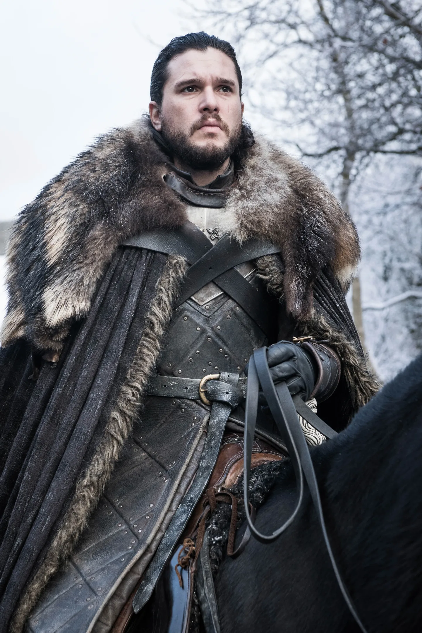 Kit Harington Jon Snowna «Troonide mängu» kaheksandal hooajal