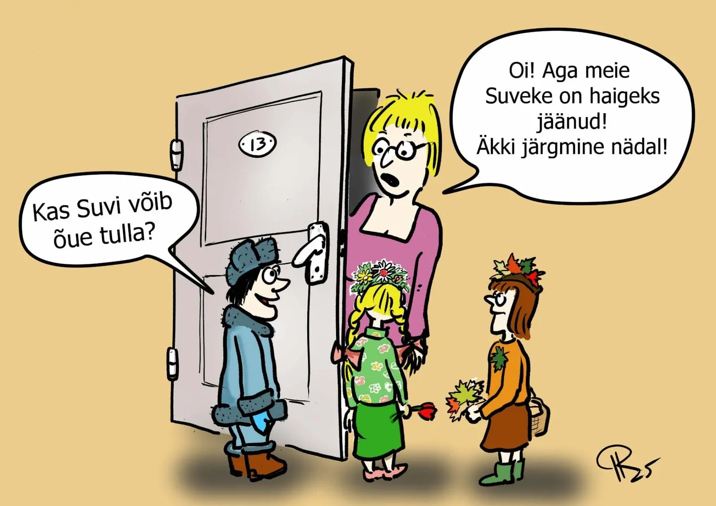 Nädala karikatuur "Suve oodates."