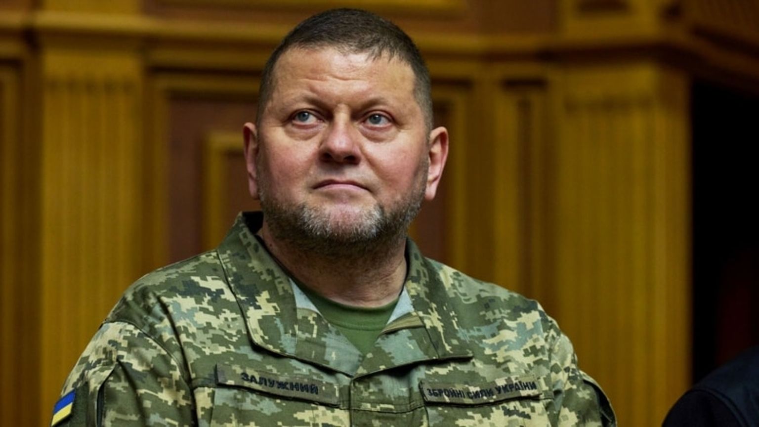 Ukrainas Bruņoto spēku virspavēlnieks ģenerālis Valērijs Zalužnijs.