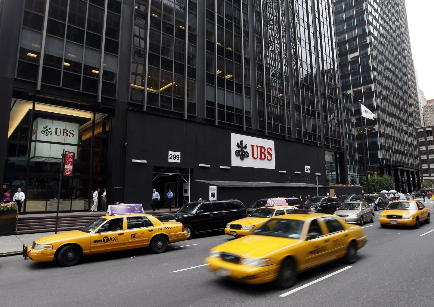 Šveitsi panga UBS hoone New Yorgis Park Avenue'l.