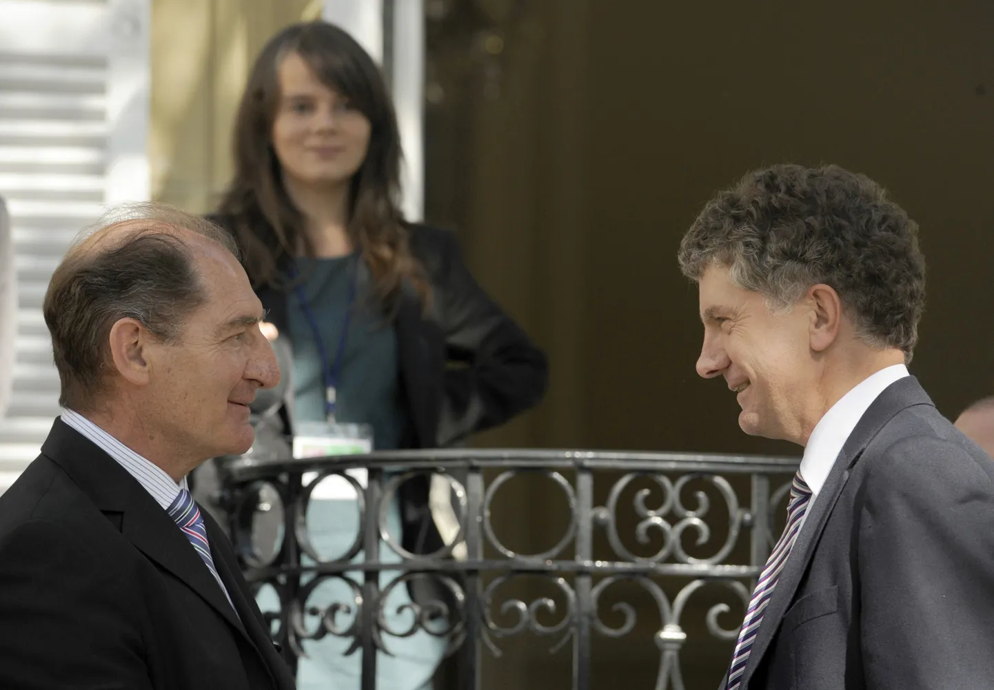 Tony Blairi eksnõunik Johnatan Powell (paremal) koos LAVi juristi Brian Curriniga.