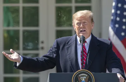 USA president Donald Trump.