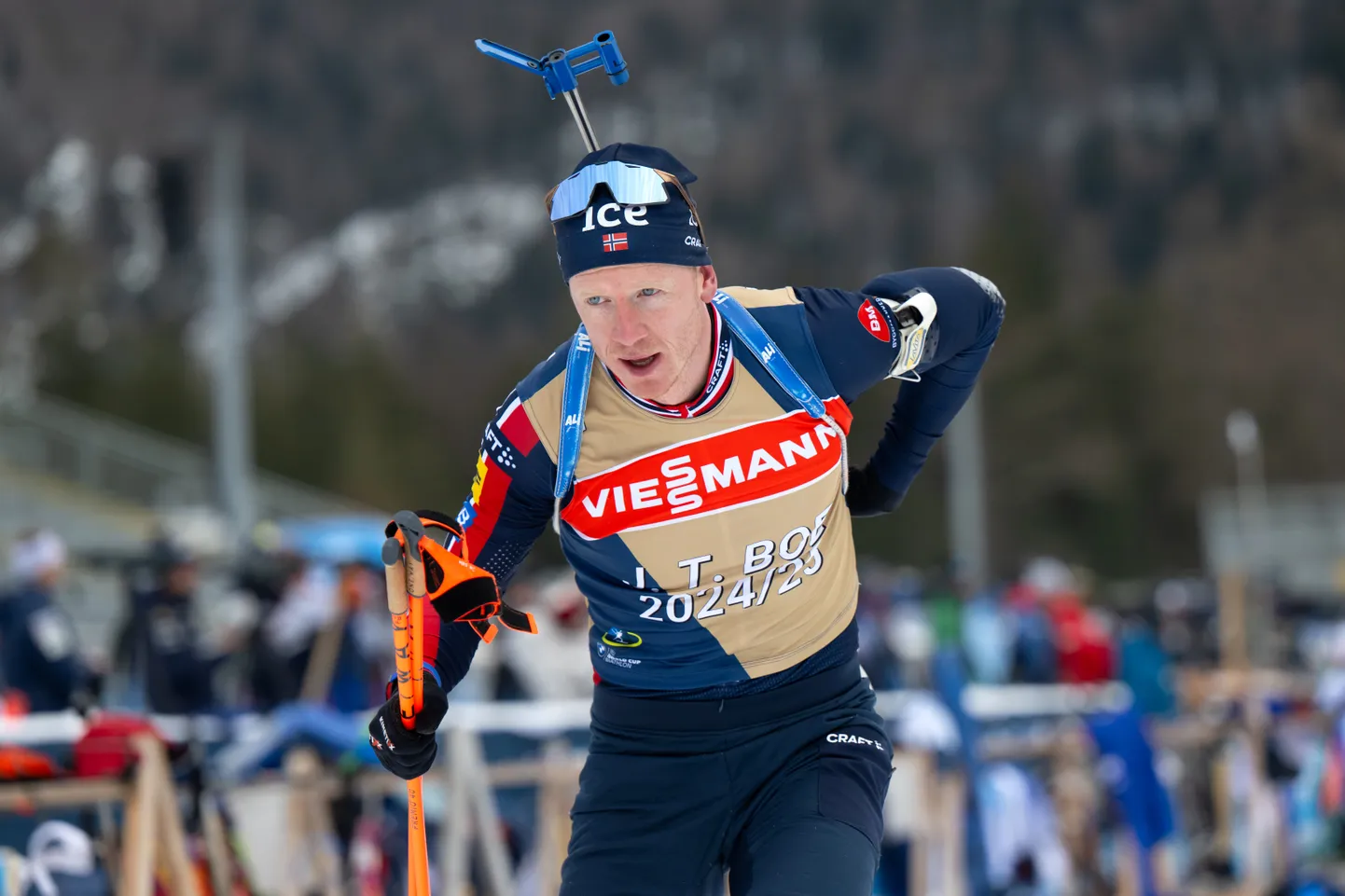 Norra laskesuusataja Johannes Thingnes Bø.