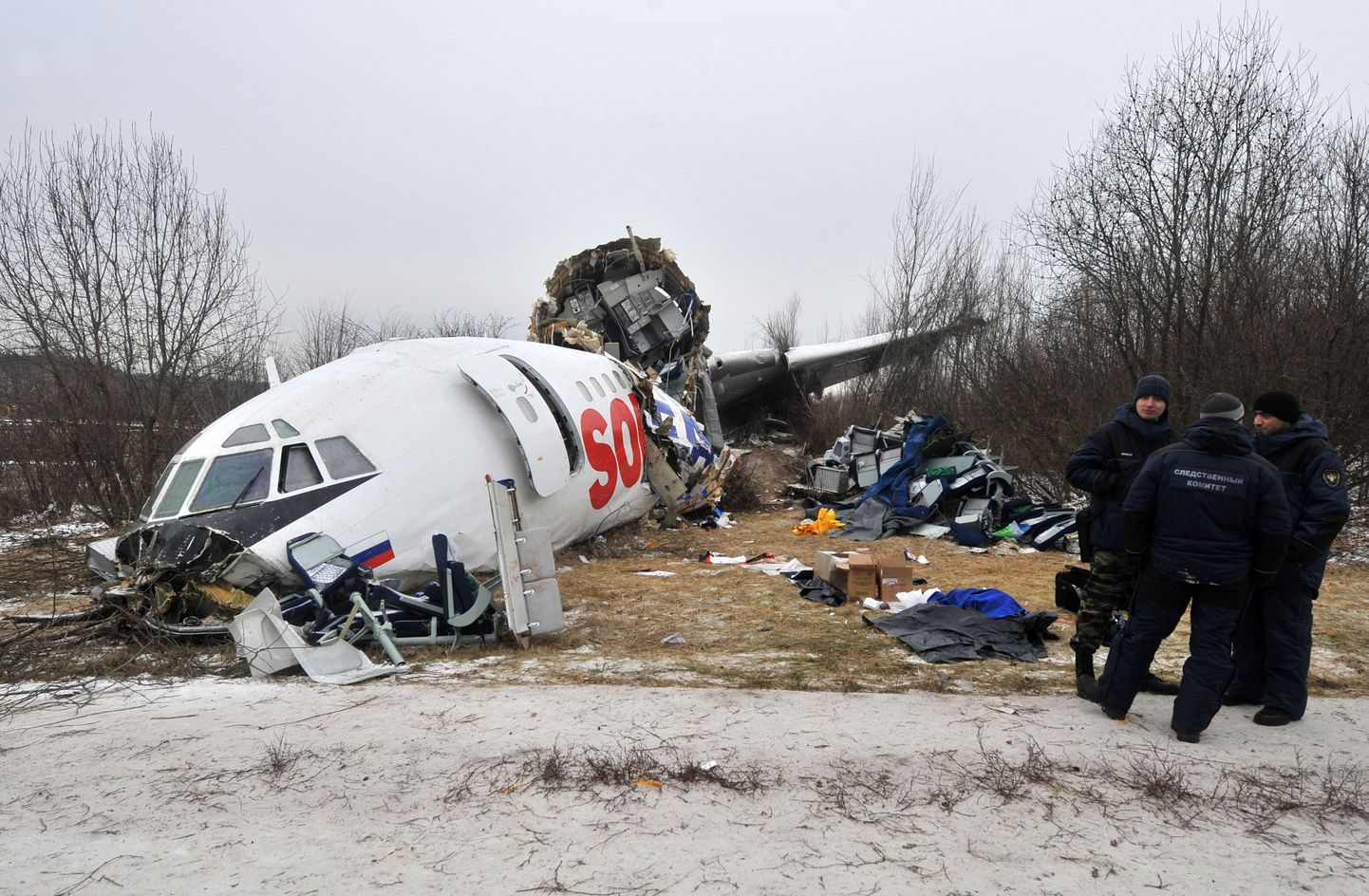 2010. aasta detsembri alguses sattus üks TU-154 avariisse Domodedovol, siis hukkus vähemalt 3 inimest.