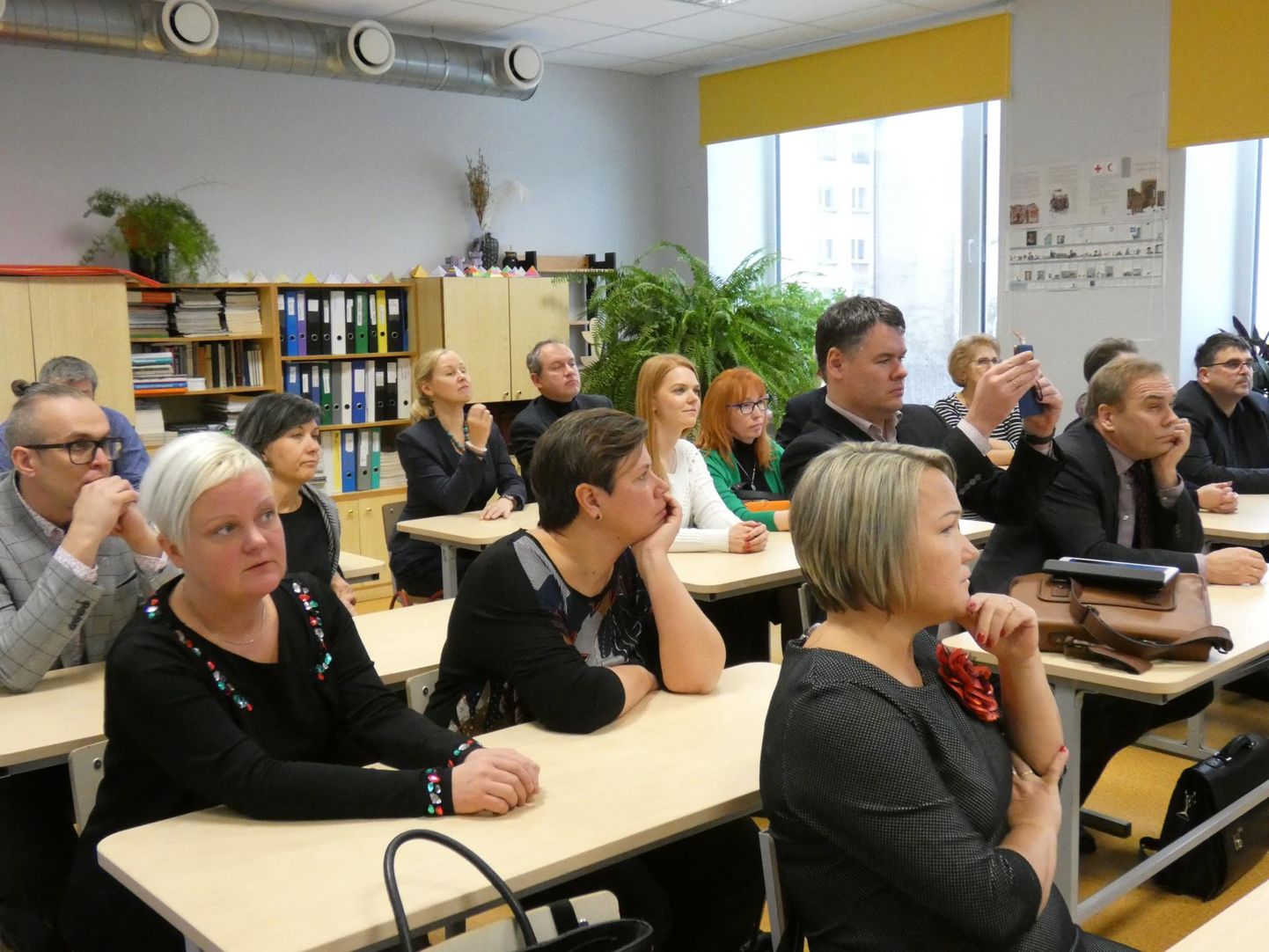 Valga koolide esindajad kohtumisel külalistega ministeeriumist FOTO: Valga Vaalavalitsus