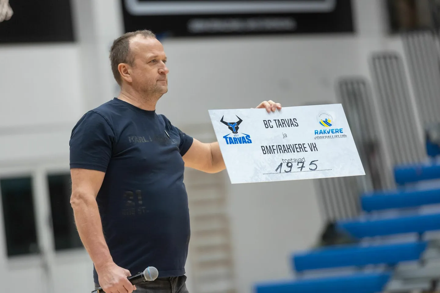 Heategevuslik pallilahing I BC Tarvas vs. BMF/Rakvere Võrkpalliklubi.