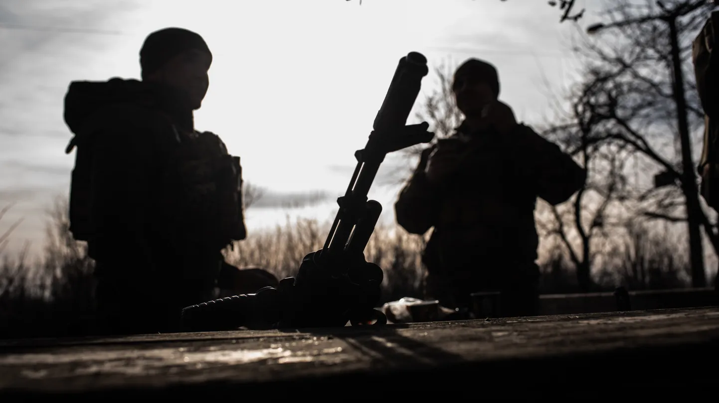 Ukraina sõdurid Donetski oblastis.