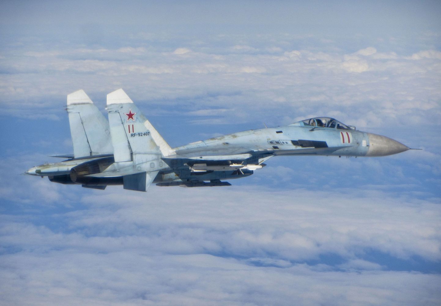 Vene hävitaja Su-27.