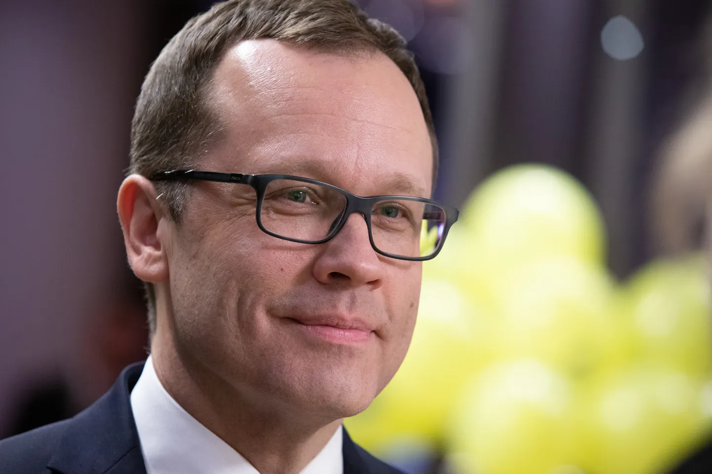 Urmas Klaas Reformierakonna Tartu valimispeol hotellis Lydia.