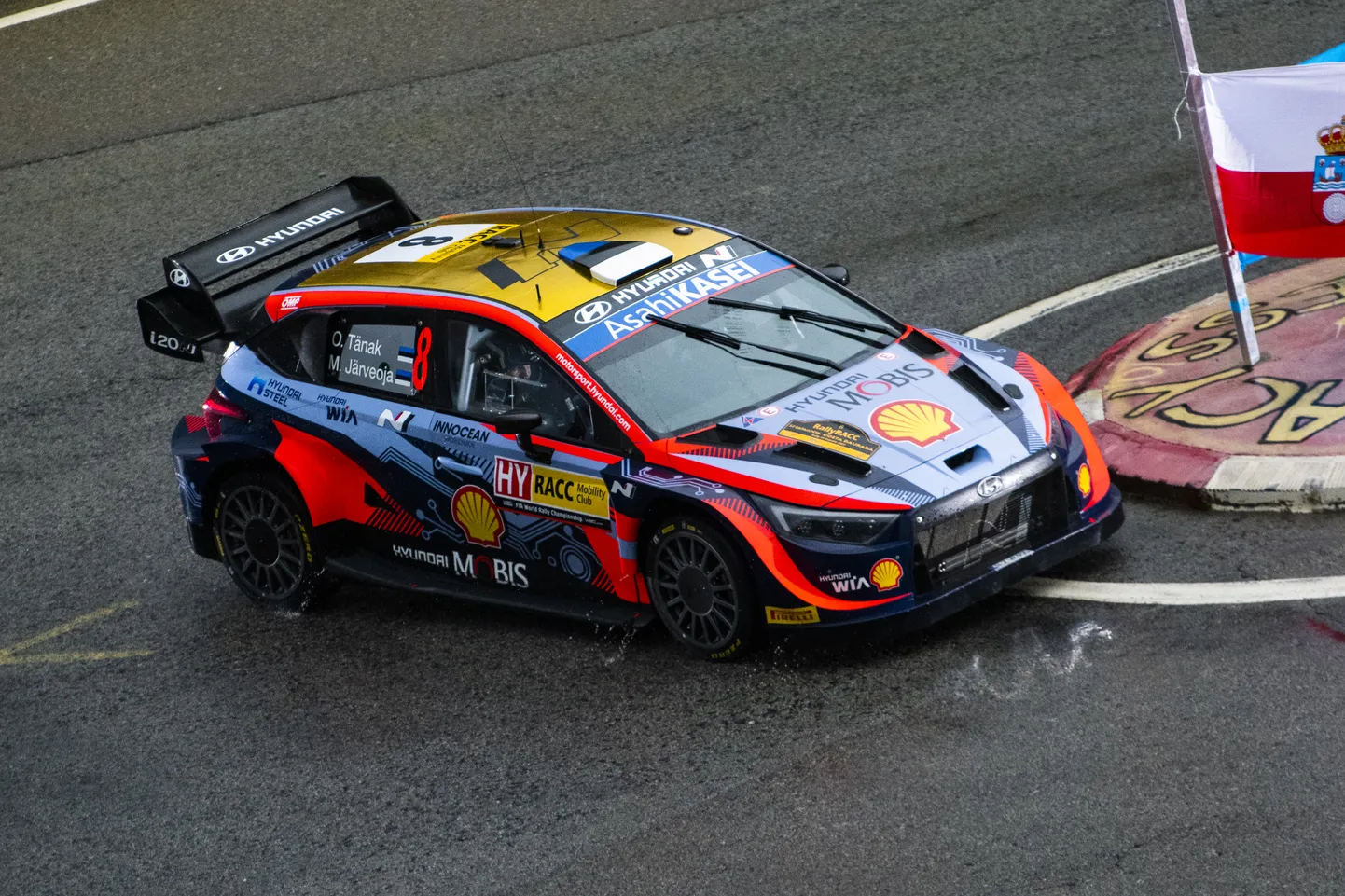 Ott Tänak tänavusel Kataloonia MM-rallil.