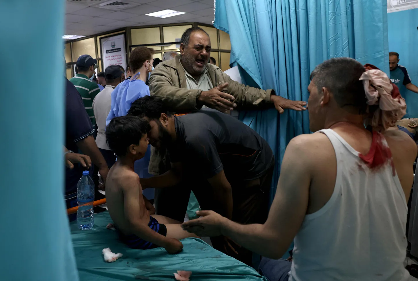 Uzlidojumos cietušie palestīniešu civiliedzīvotāji