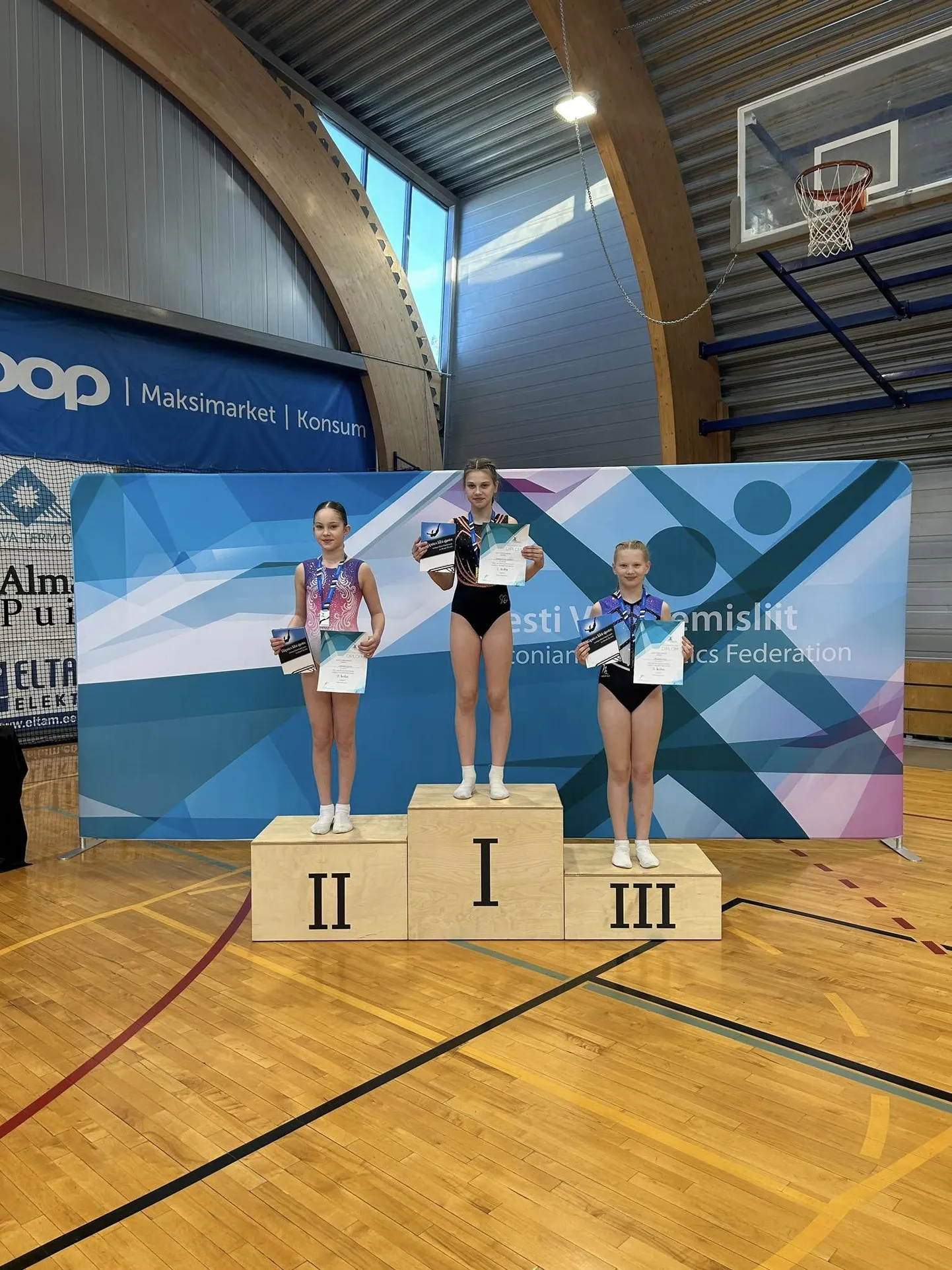 Maarja Liisa Saagim võitis lasteklassis kahel alal meistritiitlid.