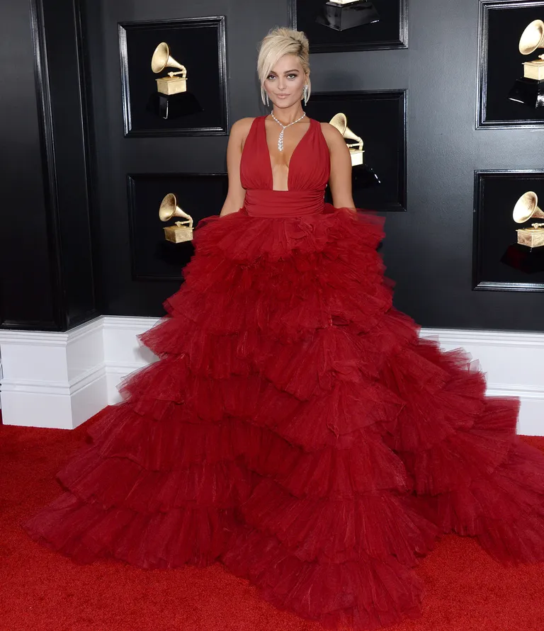 Bebe Rexha Grammy auhinnagalal, veebruar 2019.