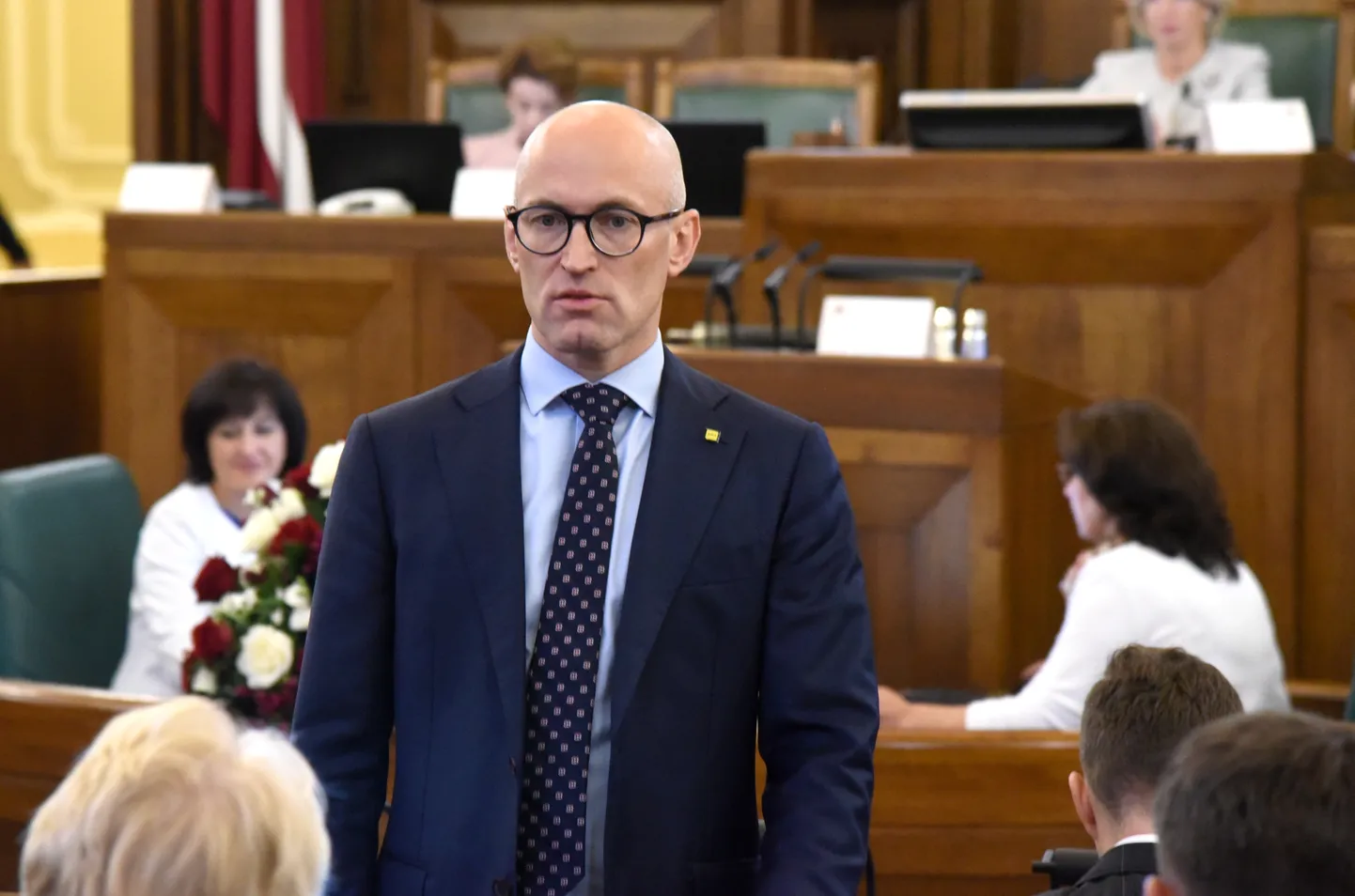 Veselības ministrs Daniels Pavļuts.