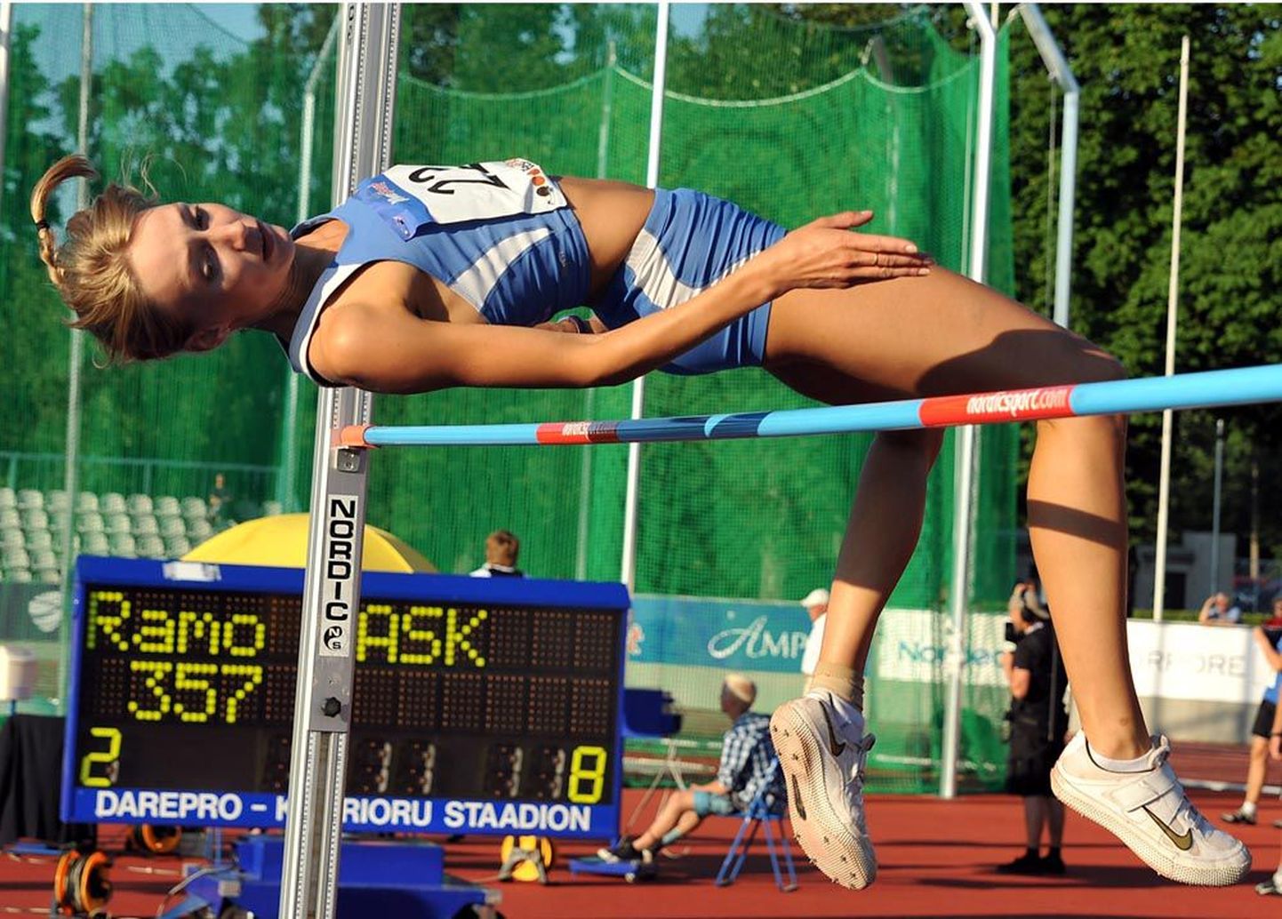 Anna Iljuštšenko kordas eile Tallinnas kõrgushüppe Eesti rekordit, ületades 1.95.
