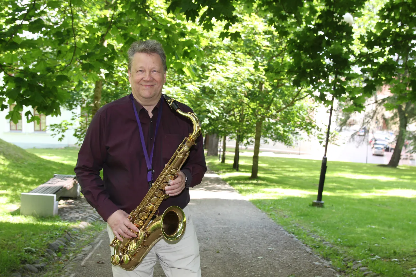 Saksofonist Lembit Saarsalu.