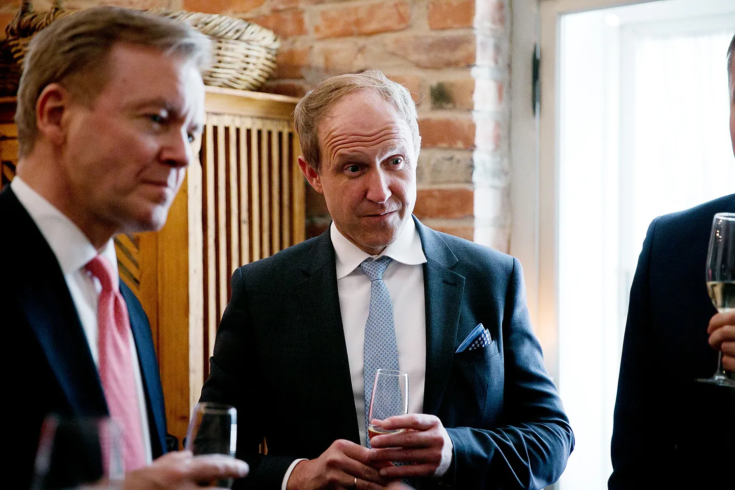 Ettevõtja Joakim Helenius ja PriceWaterhouseCoopersi juhtivpartner Ago Vilu.