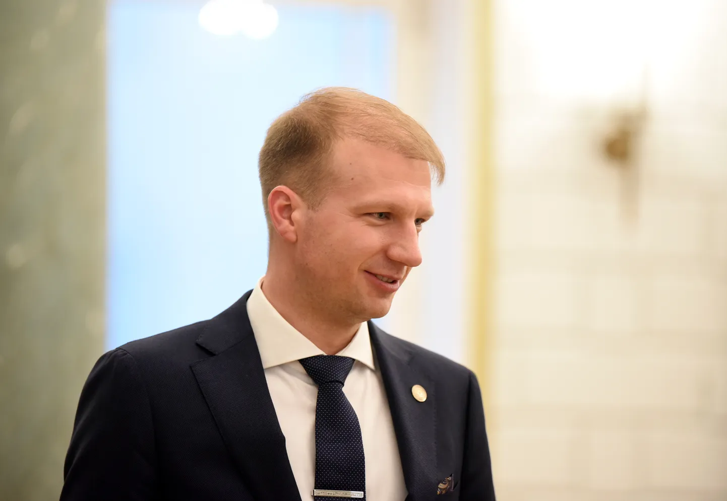 Klimata un enerģētikas ministrs Kaspars Melnis piedalās 42. Ministru kabineta svinīgajā sēdē.