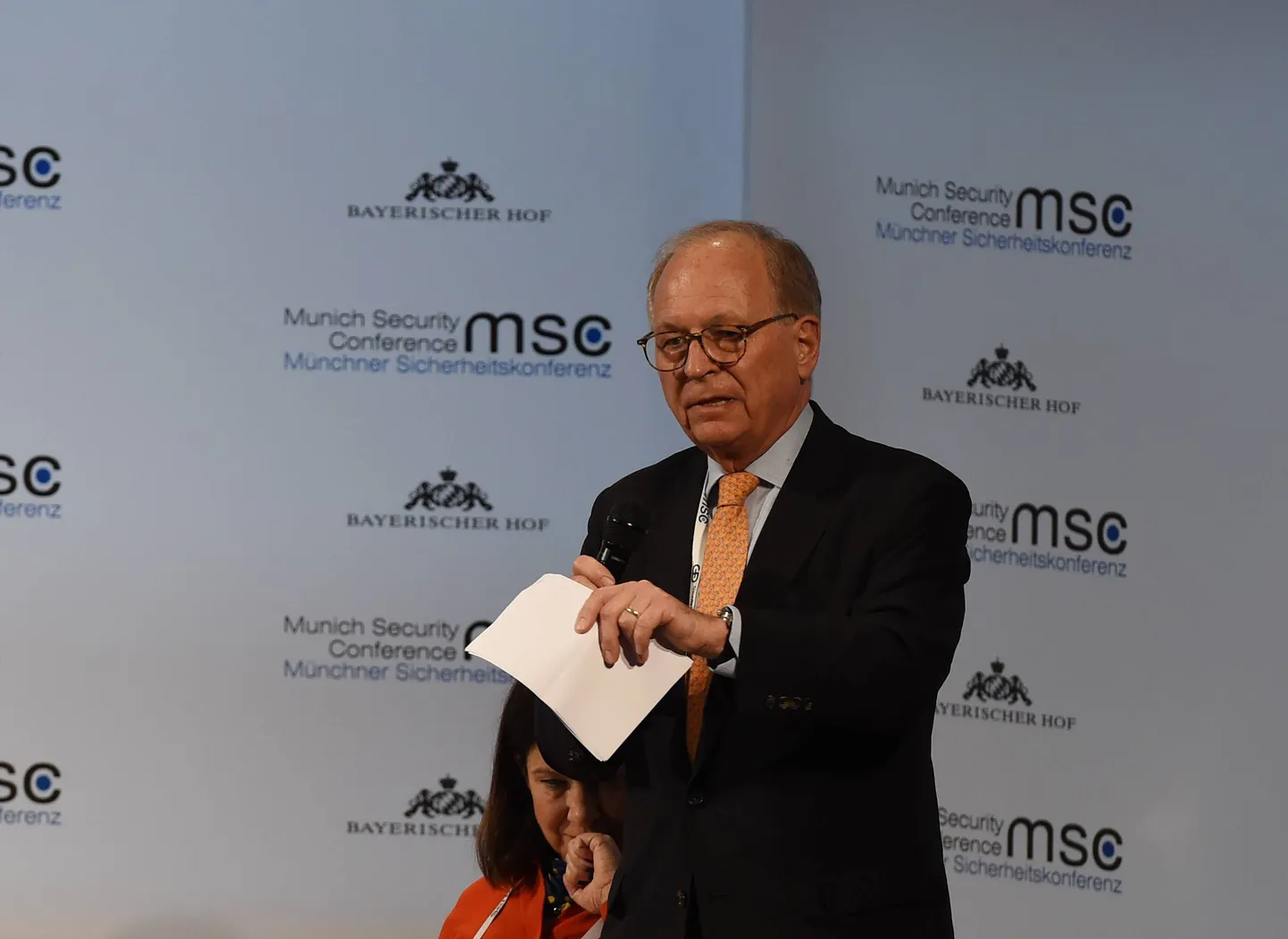 Müncheni julgeolekukonverentsi peakorraldaja Wolfgang Ischinger.