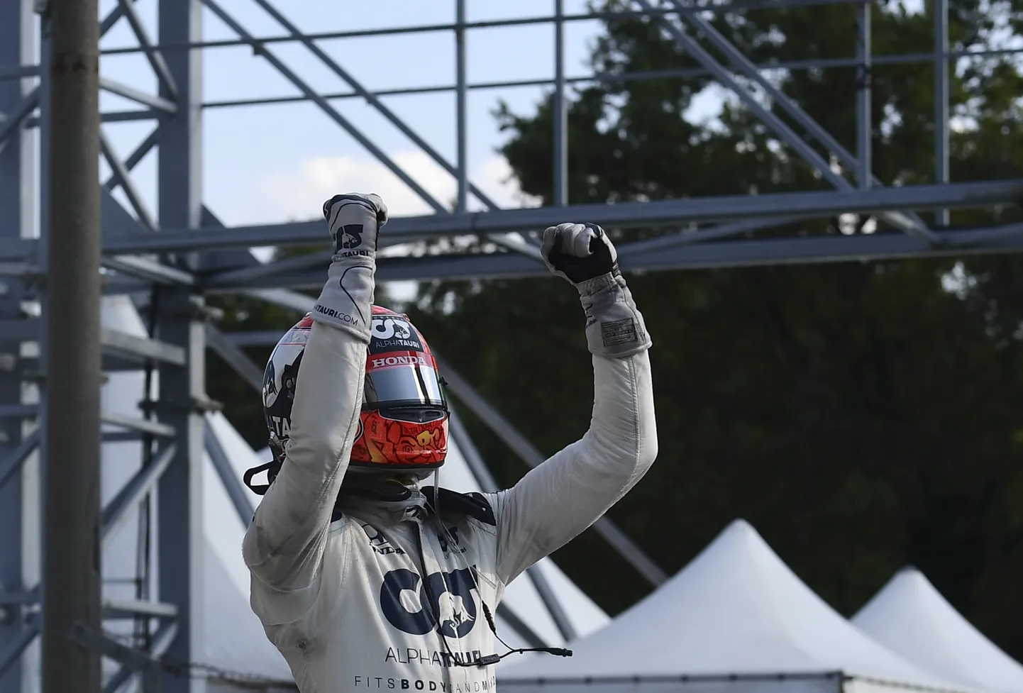 Üllatusvõidu saanud Pierre Gasly.