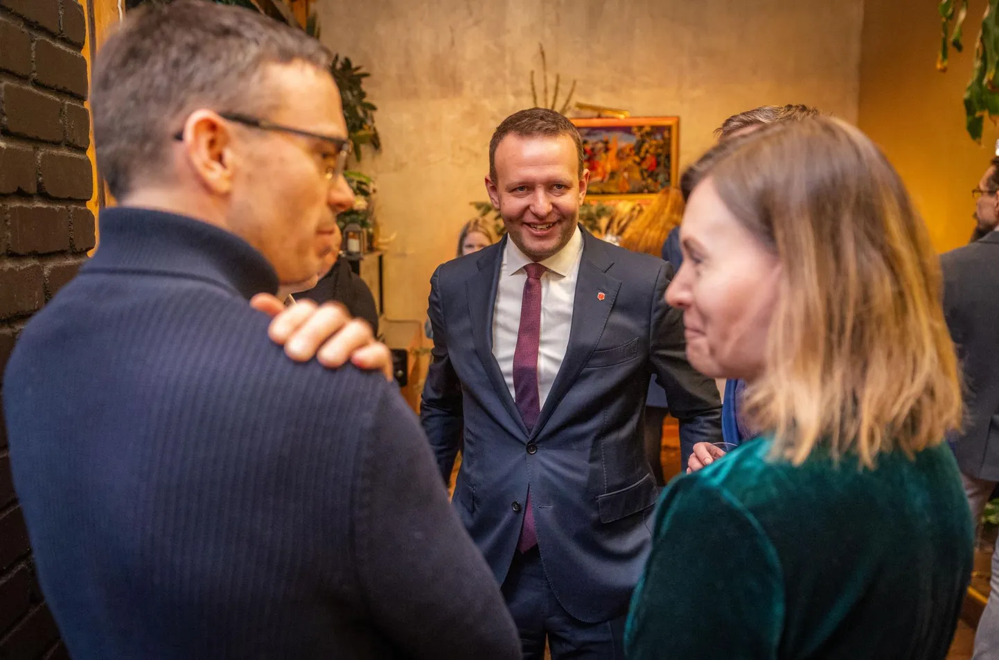 Keset vilgast poliitkemplust suutsid sotsid tõmmata mürglist kõige pikema kõrre. Fotol Sven Mikser, Lauri Läänemets ja Riina Sikkut Sotsiaaldemokraatliku Erakonna Tallinna juhatuse valimistel.