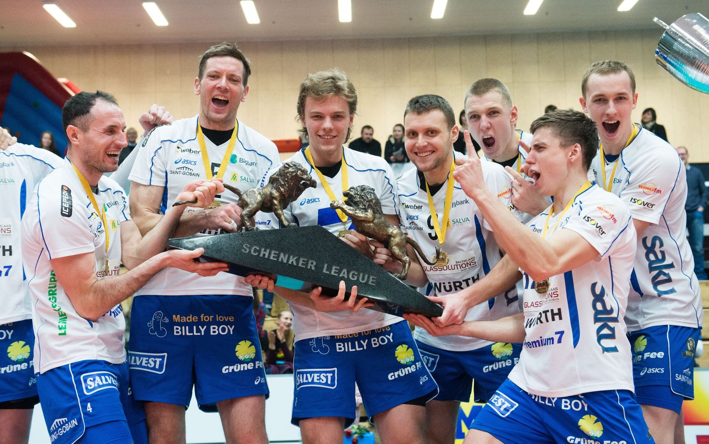 Eelmise aasta Schenker liiga finaal Tartu Bigbank vs Tallinna Selver. Võitis Tartu meeskond 3:2.