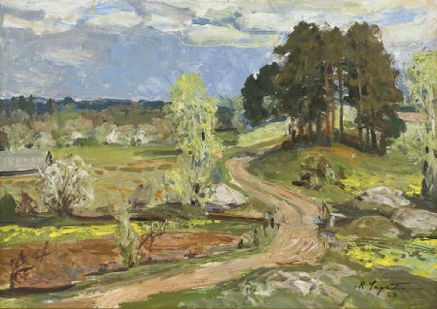 Selle Karepa maastiku maalis Richard Sagrits 1963. aastal.