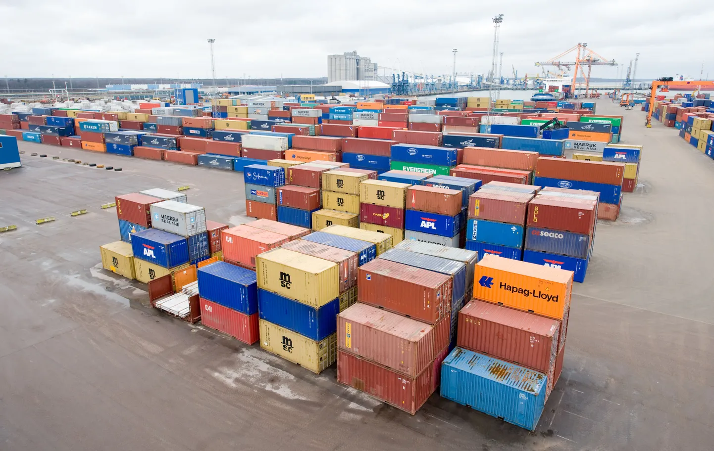 От количества контейнеров зависит, в каких цветах увидят будущее в Муугаском порту.