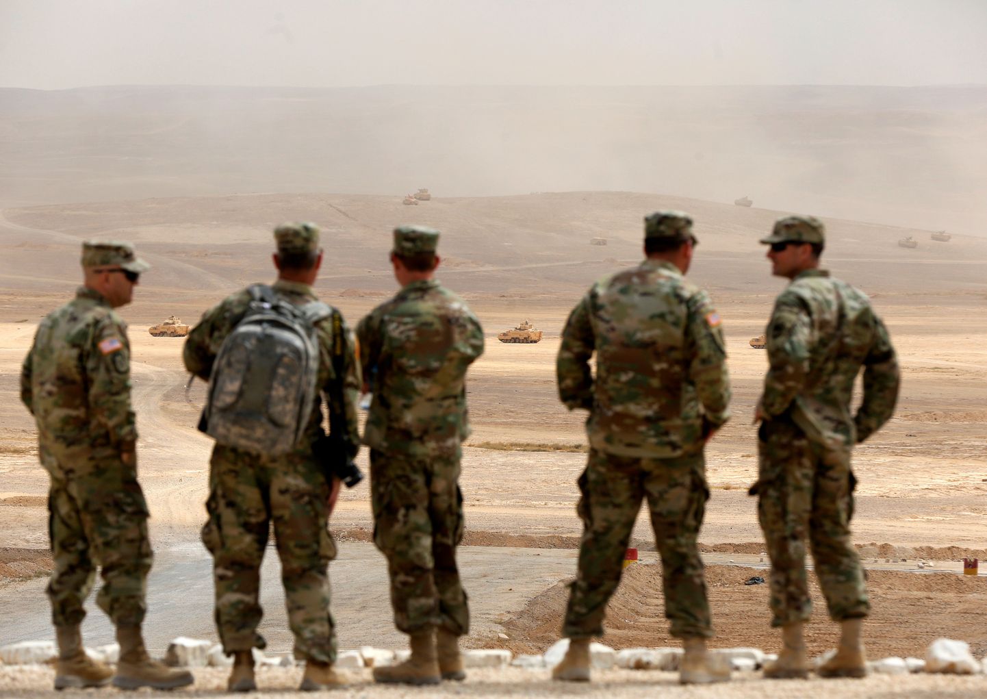 Ameerika sõdurid Jordaanias õppustel.