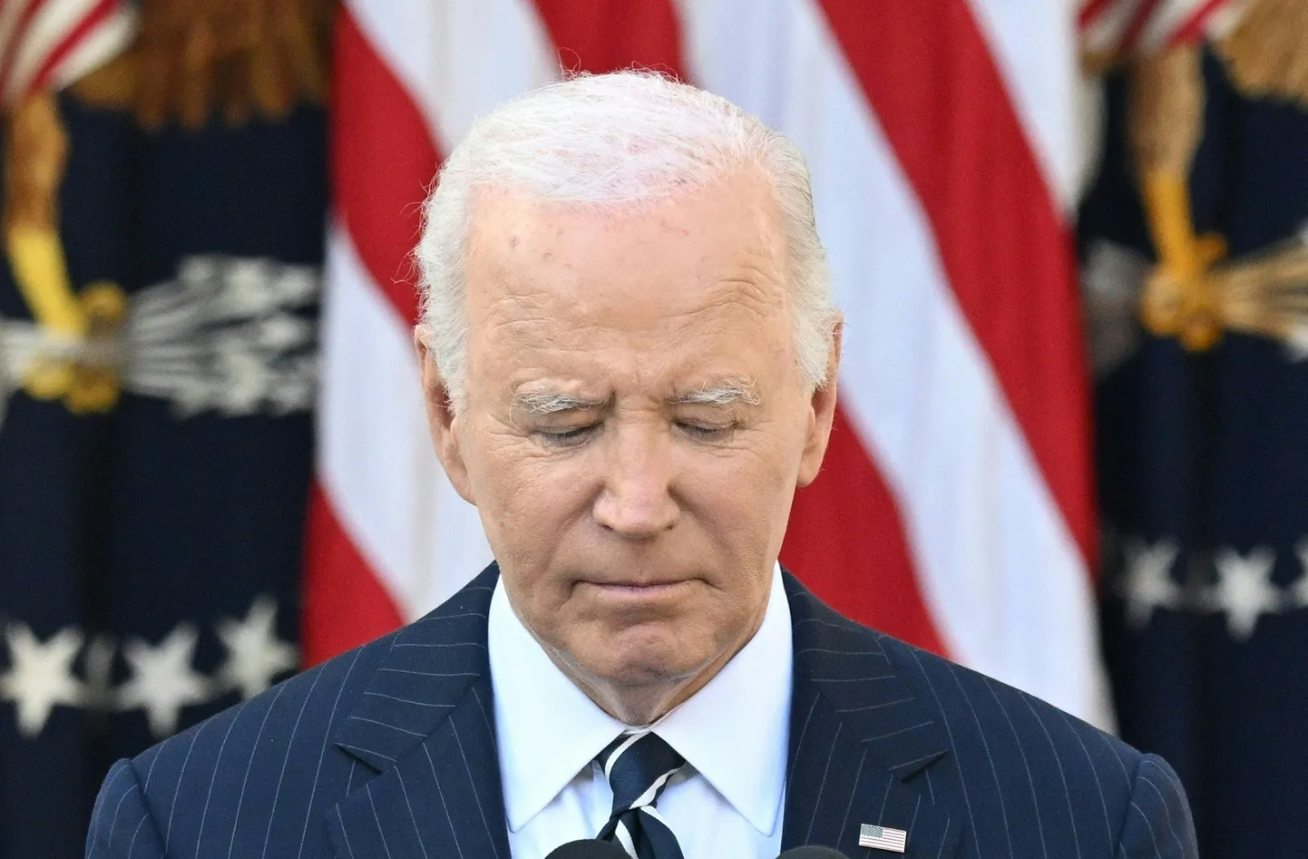 Ameerika Ühendriikide president Joe Biden pidamas kõnet pärast valimispäeva.