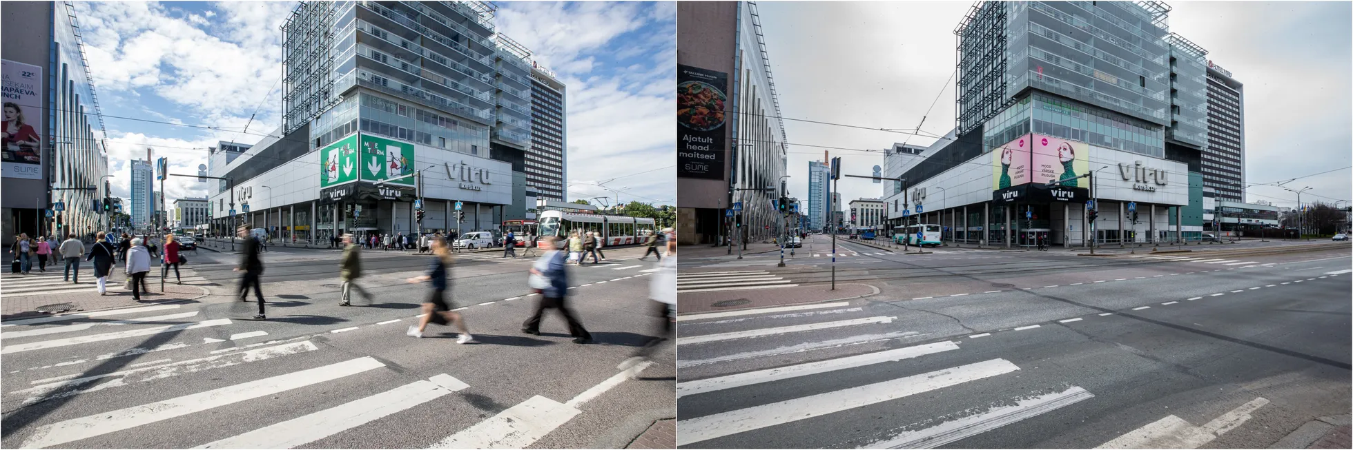 Koroonaviirus: Tallinn enne ja nüüd