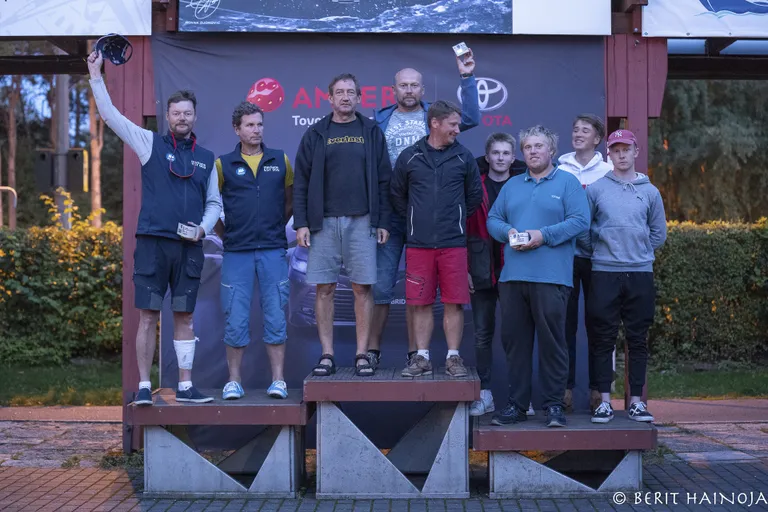 ORC IV grupi poodium - Holm-Kalevi Jahtklubi Kolmapäevaregatt 26.08.2020