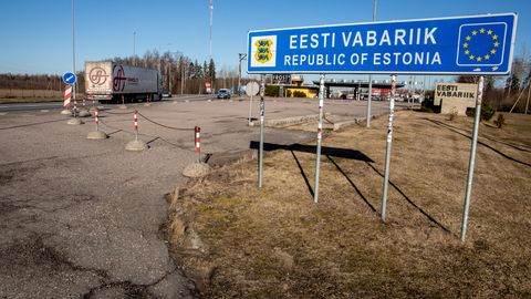 Valgevene numbrimärkidega sõidukid ei pääse enam Eestisse